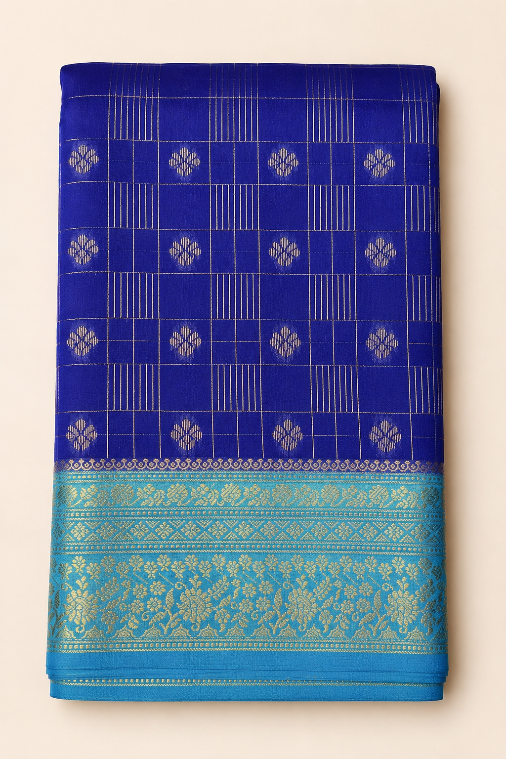 WARM SILK SAREE (blue)