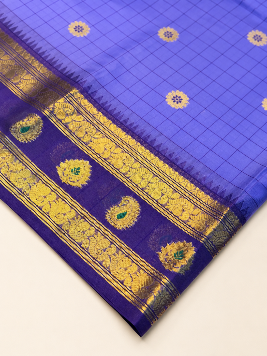BANARASI SOFT SILK SAREE ( Purple)
