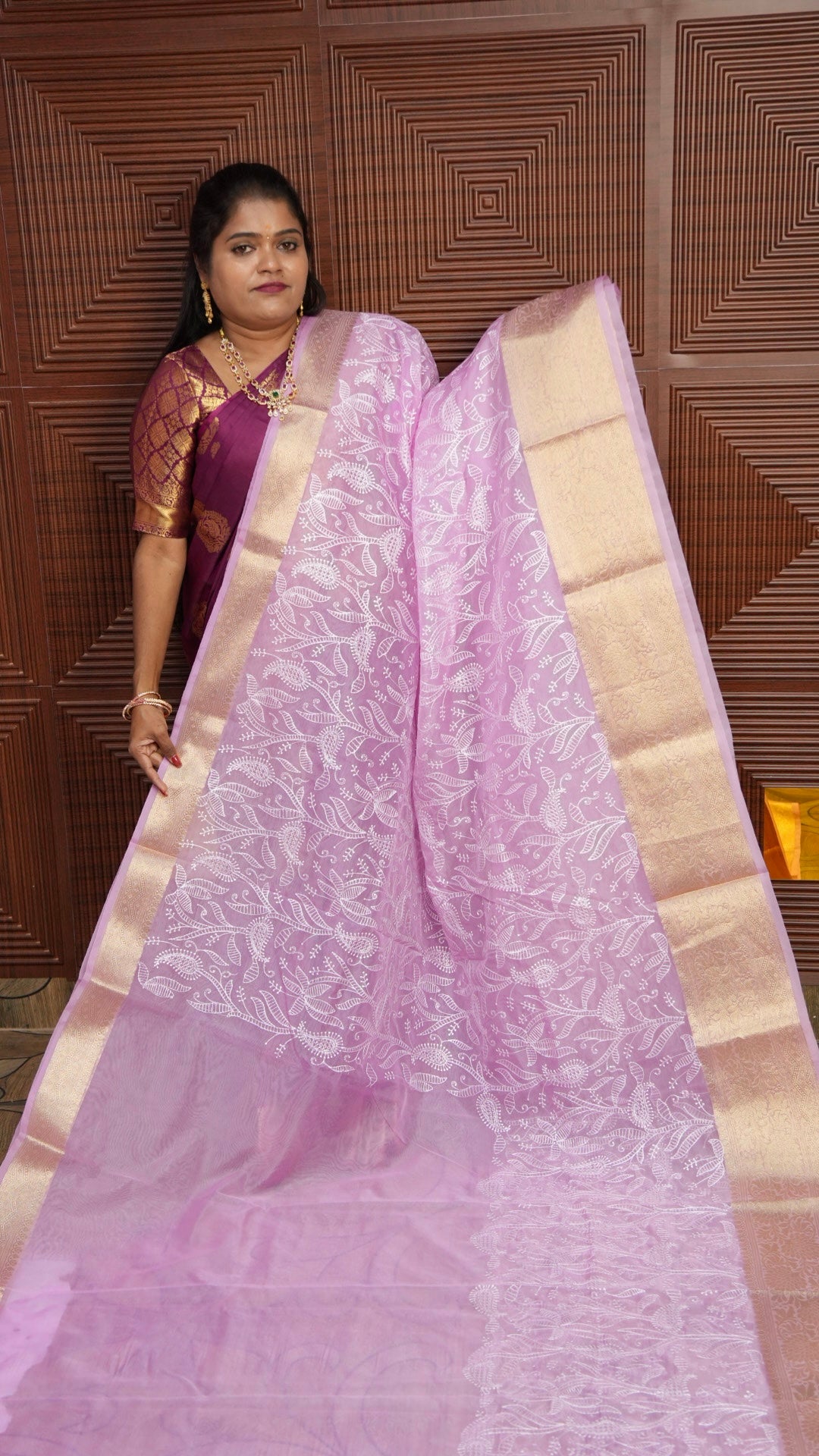 BANARASI SOFT SILK SAREE (Purple)