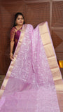 BANARASI SOFT SILK SAREE (Purple)