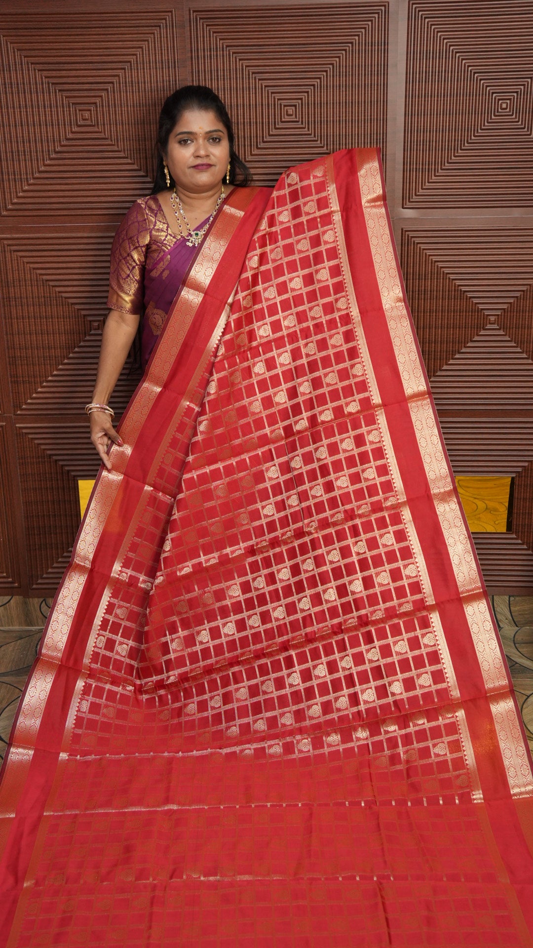 KATTAN SILK SAREE (rd ch)