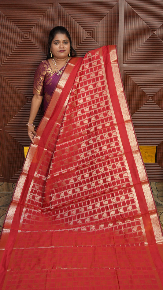 KATTAN SILK SAREE (rd ch)