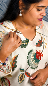 ✨ AVAASA KALAMKARI SIDE CUT KURTI  ( M to XXL )