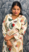 ✨ AVAASA KALAMKARI SIDE CUT KURTI  ( M to XXL )