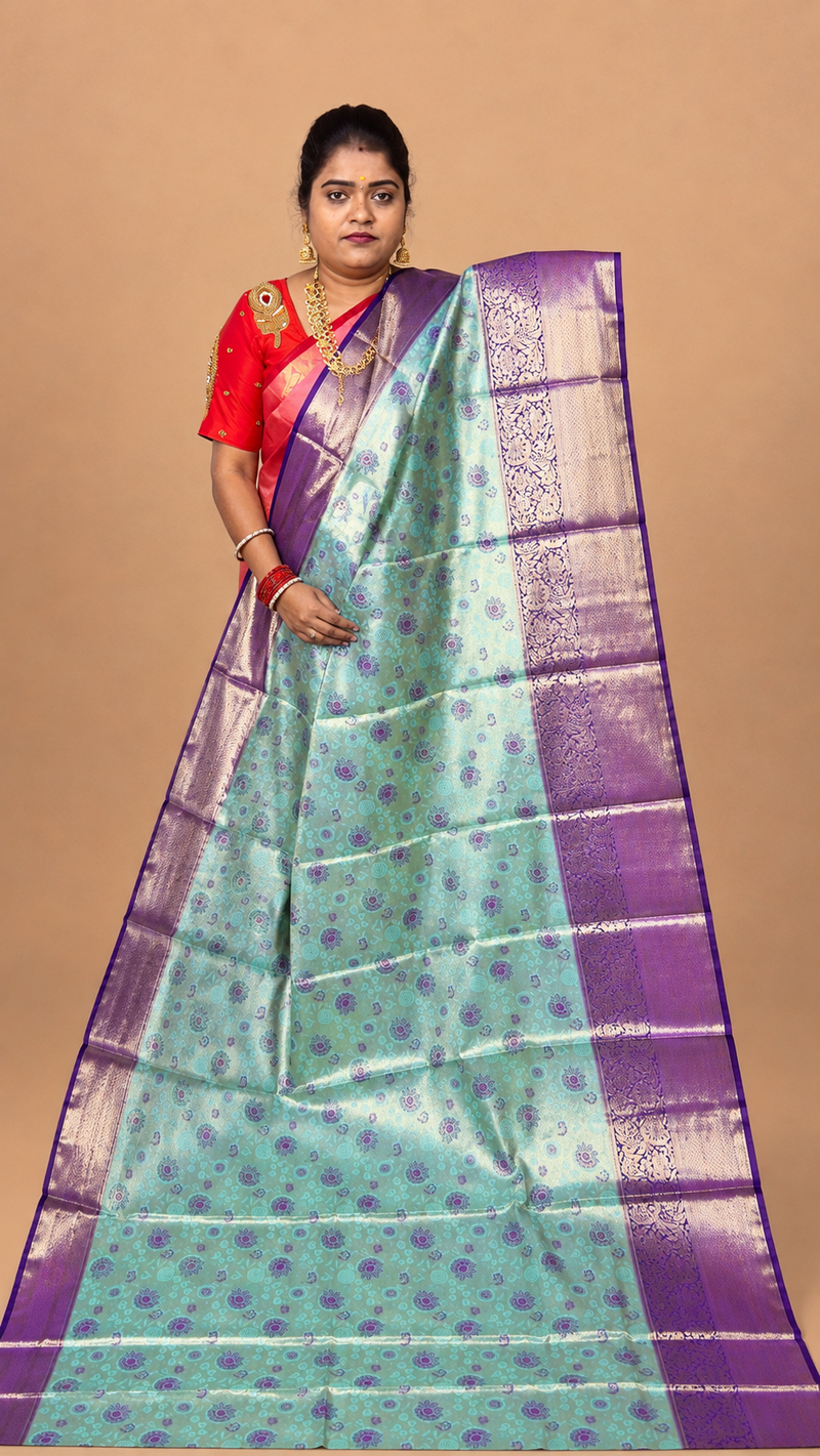 BRIDAL TISSUE SILK SAREE