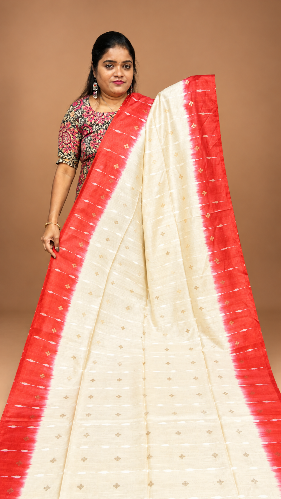 HANDWOVEN BHAGALPURI TUSSAR SILK SAREES
