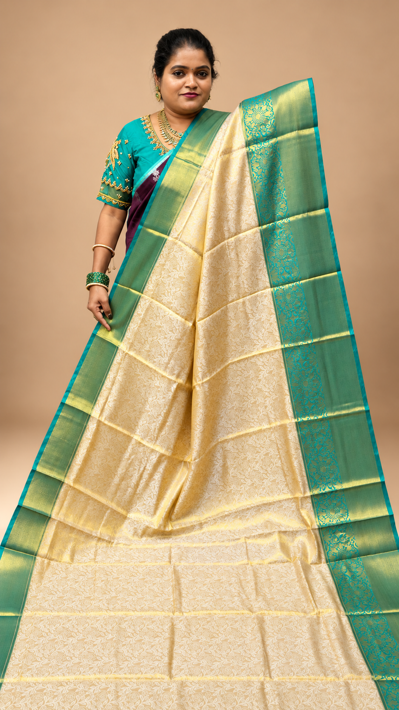 BRIDAL TISSUE SILK SAREE
