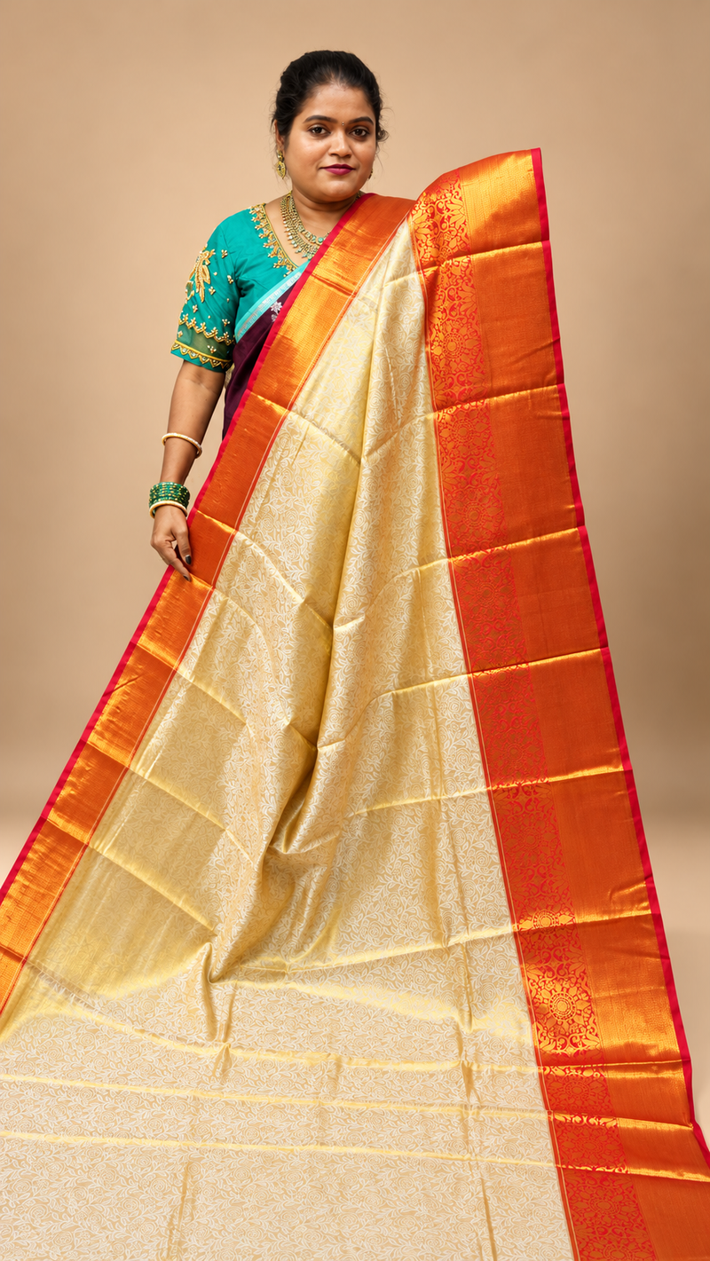 BRIDAL TISSUE SILK SAREE ( R2)