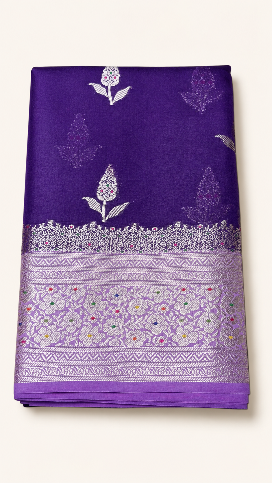 WARM SILK SAREE ( PURPLE)