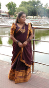 Half Saree Semi Unstitched Silk Material