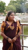 Half Saree Semi Unstitched Silk Material