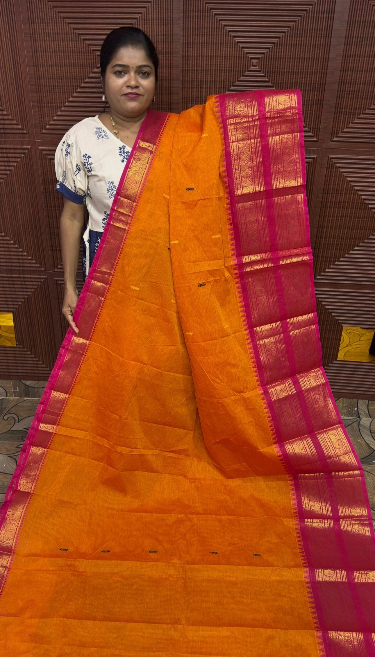 KANCHI CHETTINADU COTTON (RD/PK)