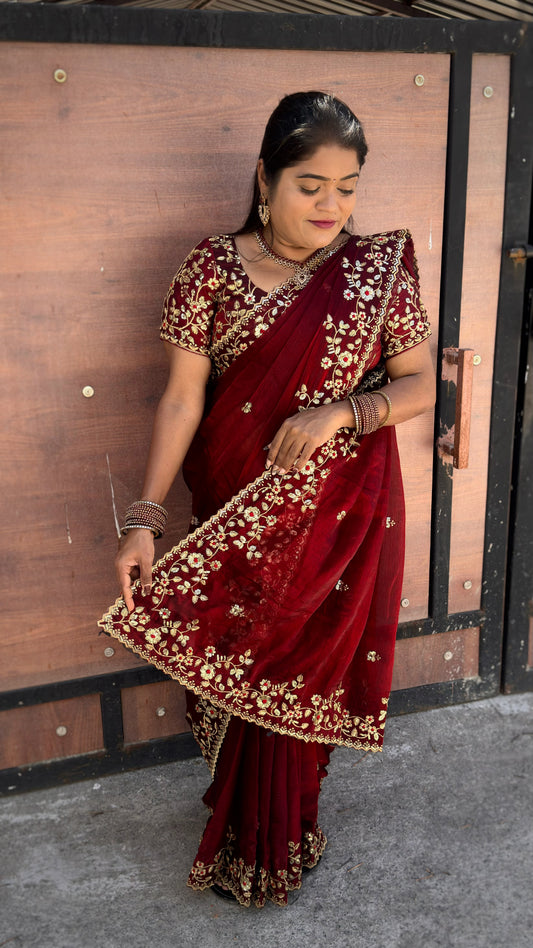 Space Silk Designer Sarees ( mr) / 15 DAYS DISPATCH ( PRE BOOKING )