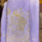 Space Silk Designer Sarees ( Purple)