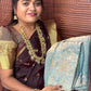 Space Silk Designer Sarees ( blue)