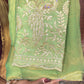 Space Silk Designer Sarees ( Green)