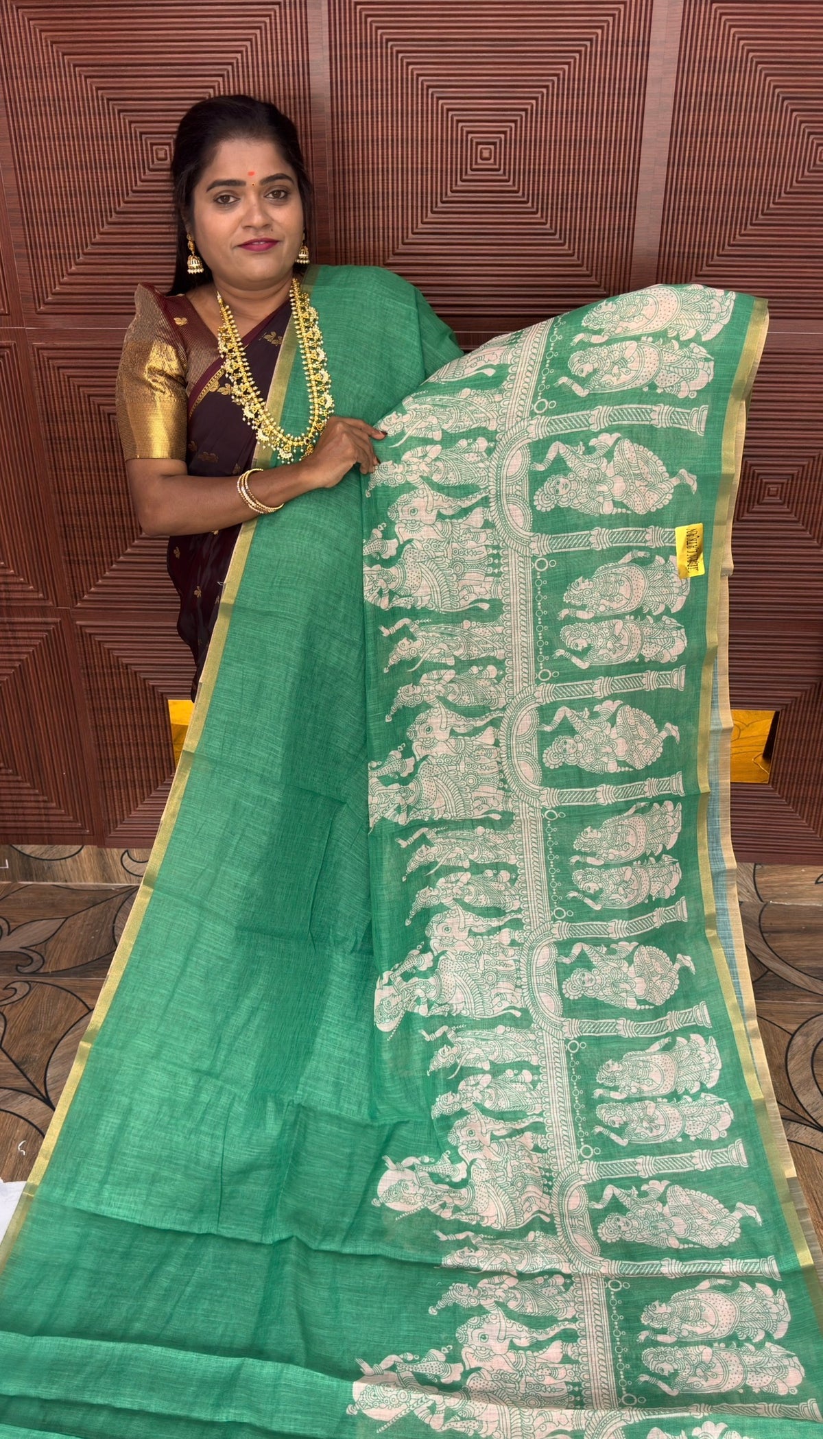 LINEN COTTON SAREE (gr)