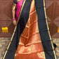 KATTAN SILK SAREE (or/bl)