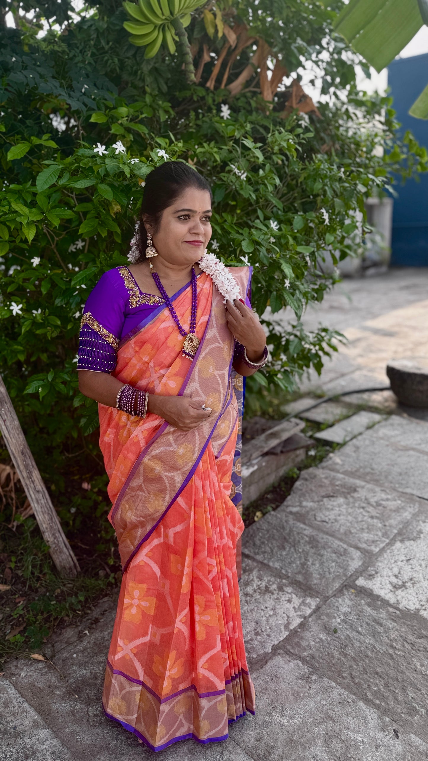 BANARASI COTTON SAREE (pk)