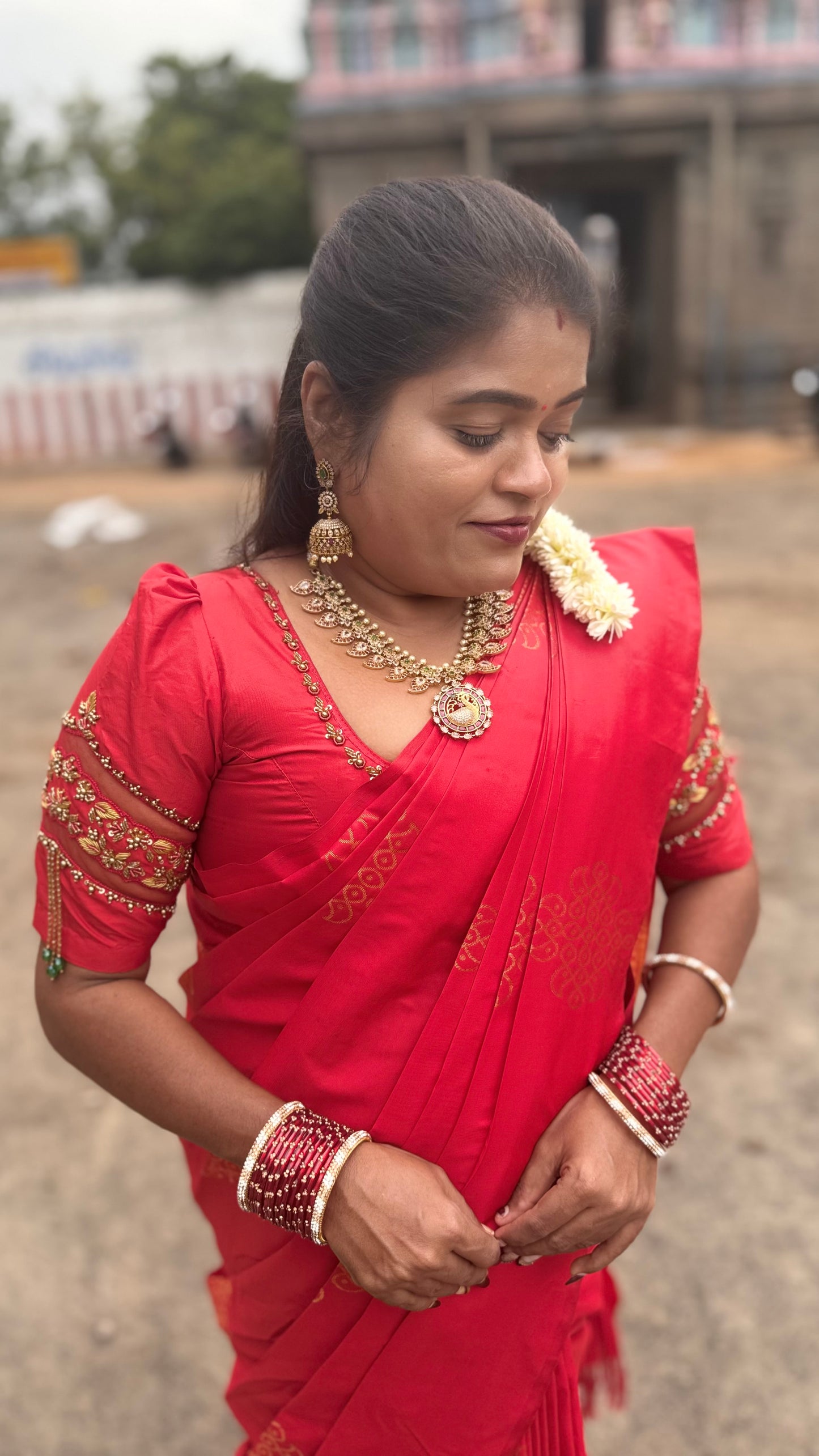 Kanchi Soft Silk Saree ( Kolam)