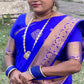 Premium Kanchi Silk saree (Blue)
