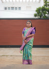 KANCHI SOFT SILK SAREE ( Mai b)