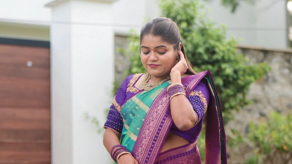KANCHI SOFT SILK SAREE ( Mai b)