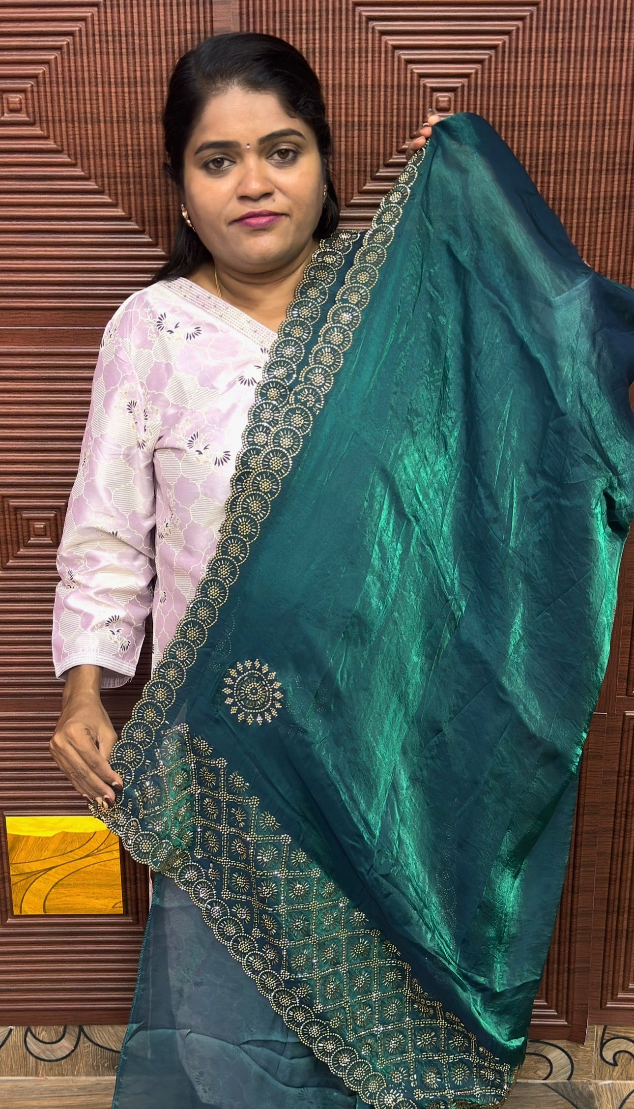 DESIGNER SAREE ( green)