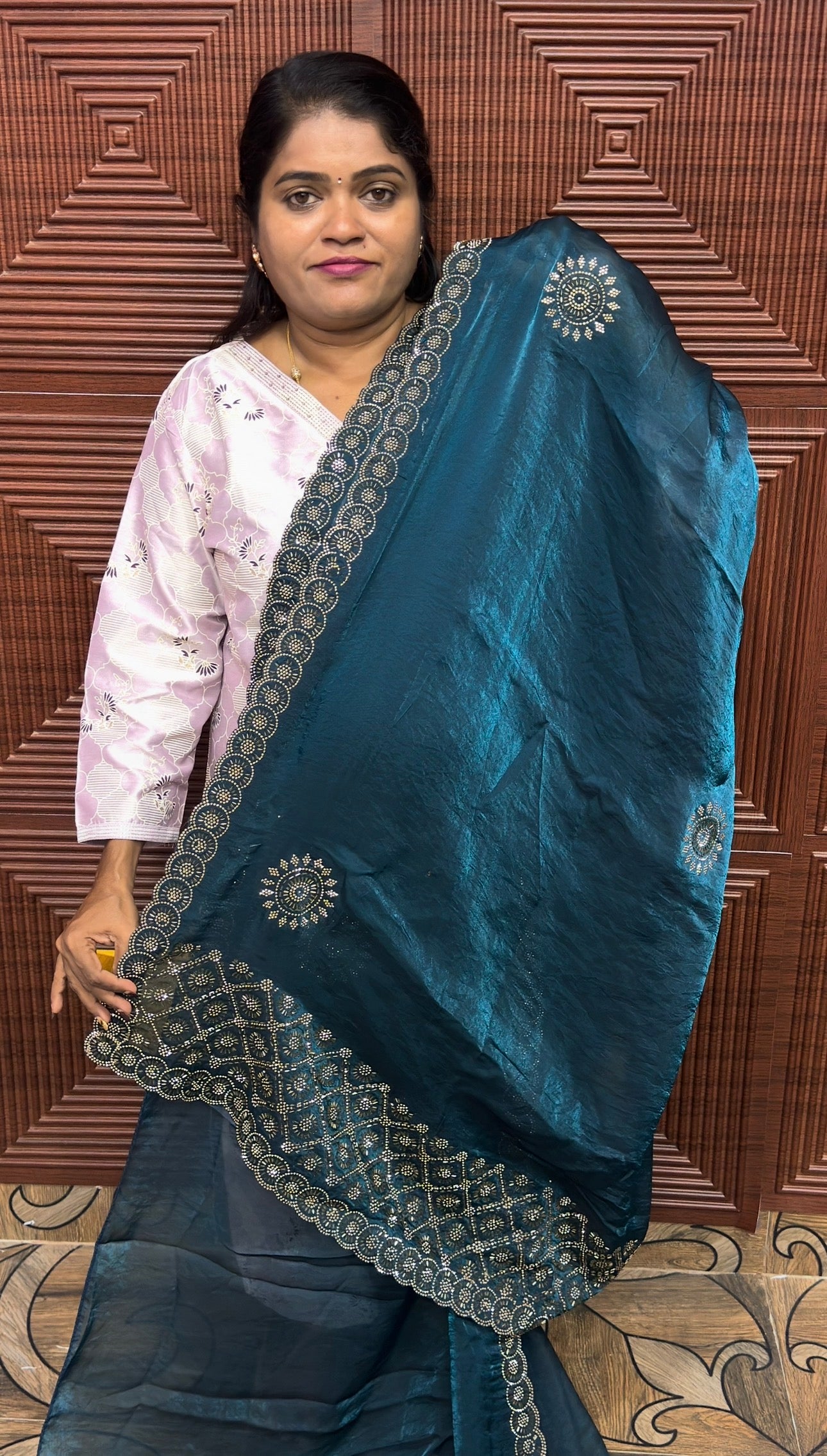 DESIGNER SAREE ( blue)