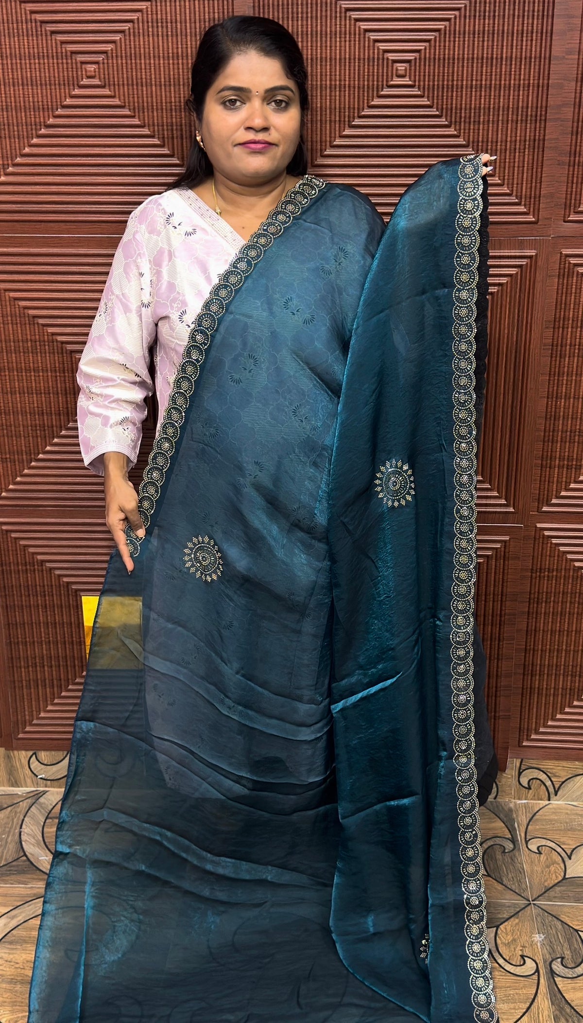 DESIGNER SAREE ( blue)