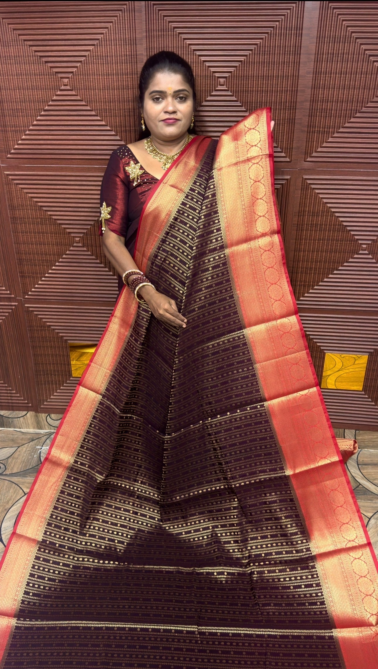 WARM SILK SAREE ( combination )