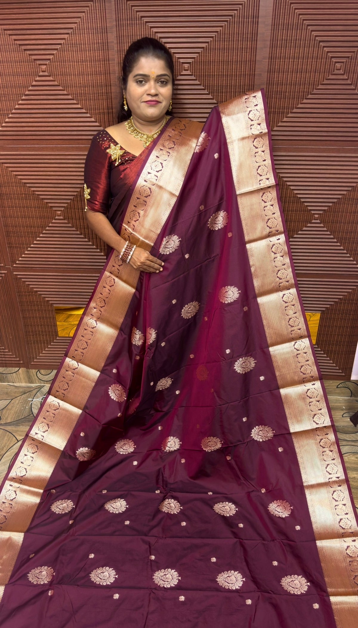 PREMIUM KANCHI SILK SAREE (Trisha)