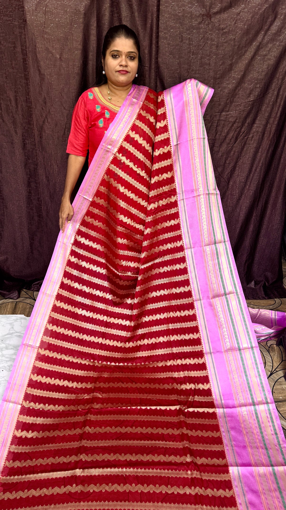 WARM SILK SAREE (rd)