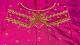 ✨ Elegant Aari Work Blouse Material ✨