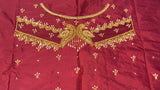 ✨ Elegant Aari Work Blouse Material ✨