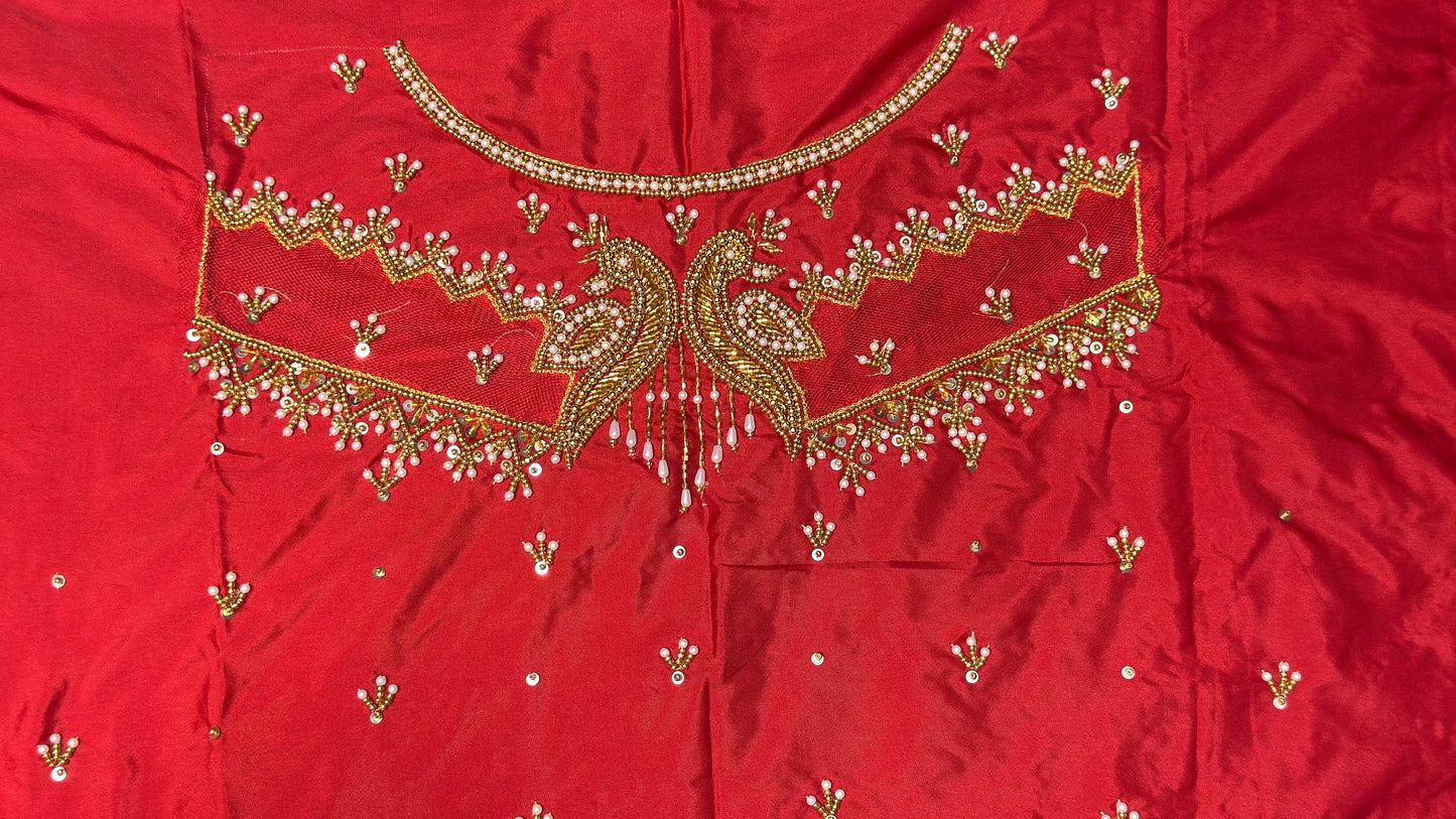 ✨ Elegant Aari Work Blouse Material ✨ PRE BOOKING 2 WEEKS DISPATCH