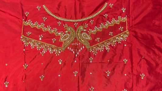 ✨ Elegant Aari Work Blouse Material ✨ PRE BOOKING 2 WEEKS DISPATCH