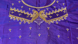 ✨ Elegant Aari Work Blouse Material ✨dual