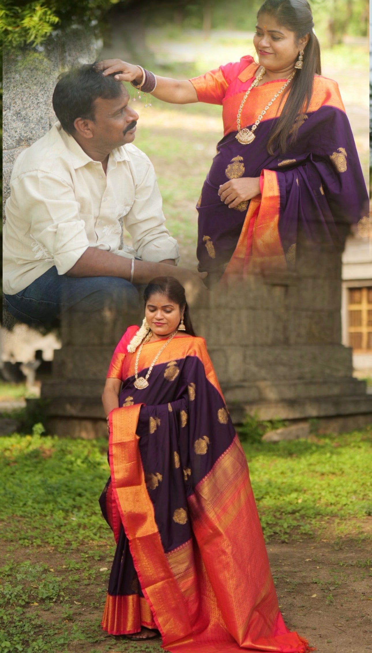 PREMIUM KANCHI SILK SAREE (v)