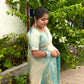Space Silk Designer Sarees ( blue)