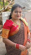 WARM SILK SAREE ( combination )