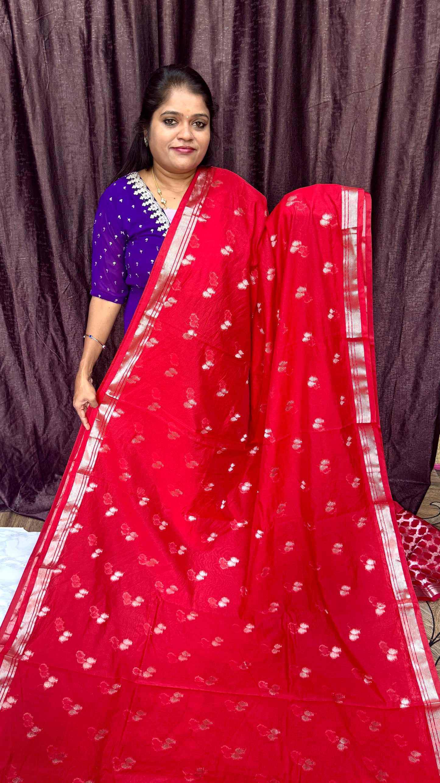 SEMI GEORGETTE SAREE (R)