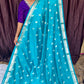 SEMI GEORGETTE SAREE (dt)