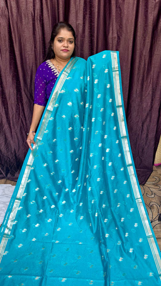 SEMI GEORGETTE SAREE (dt)