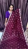 SEMI GEORGETTE SAREE  ( br)