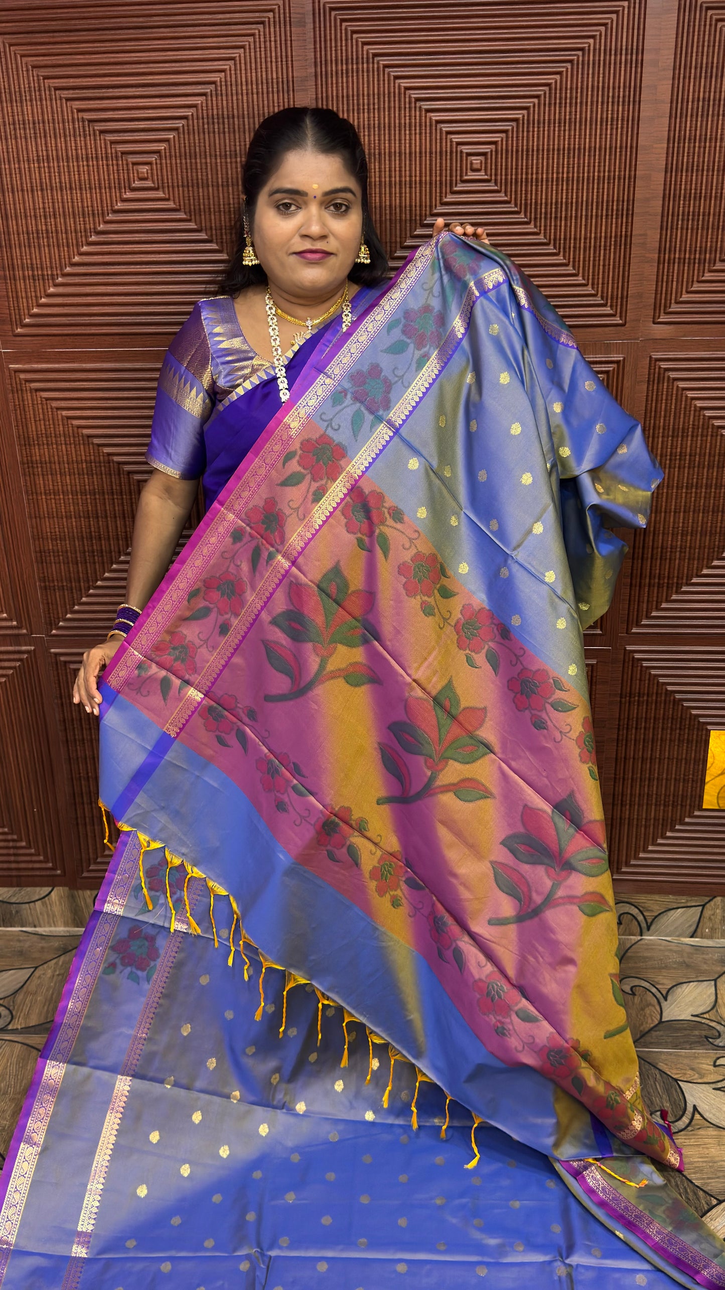BANARASI SOFT SILK ( D BLUE )