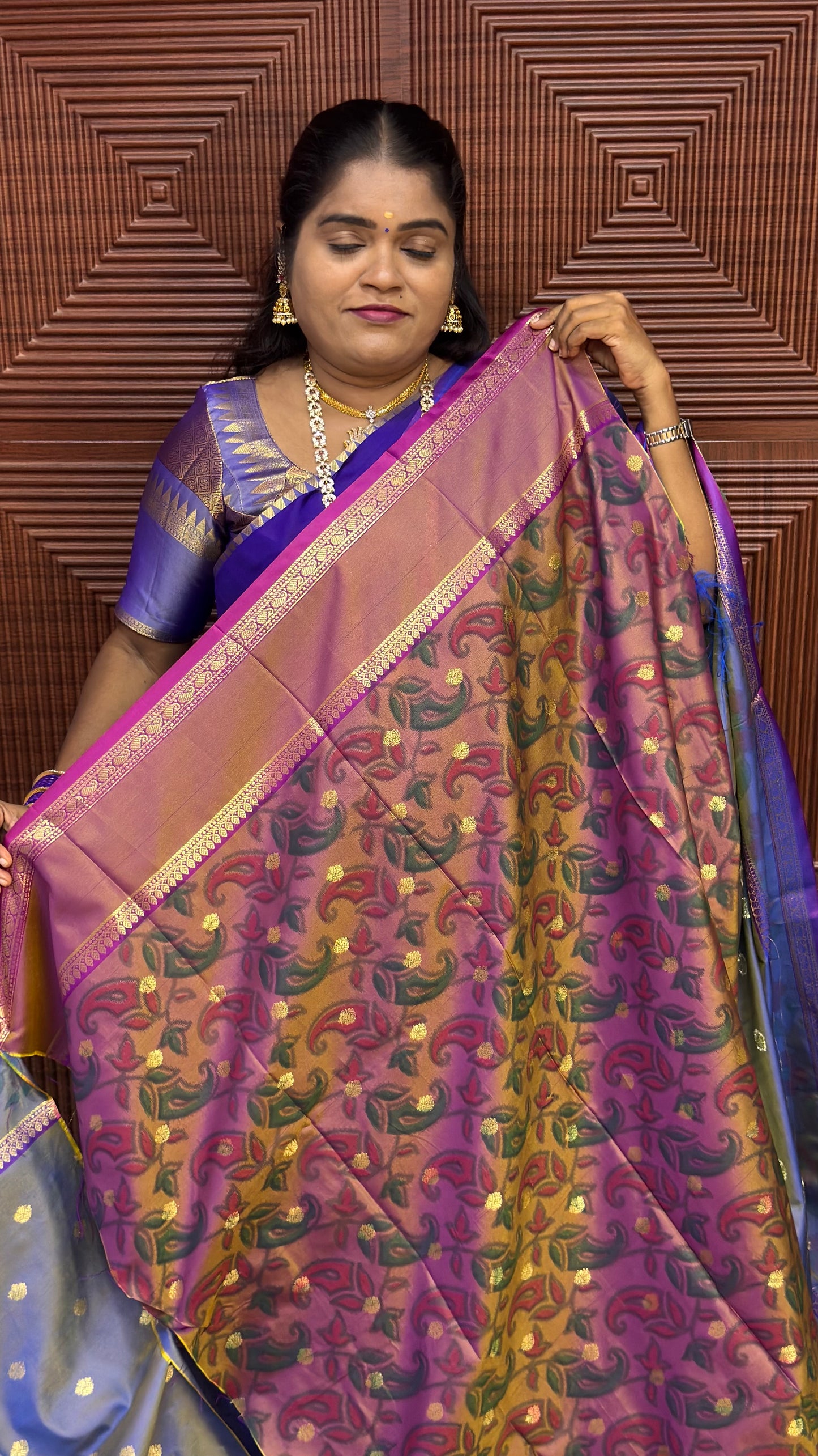 BANARASI SOFT SILK ( D BLUE )