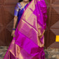 BANARASI SOFT SILK (Dark pink )