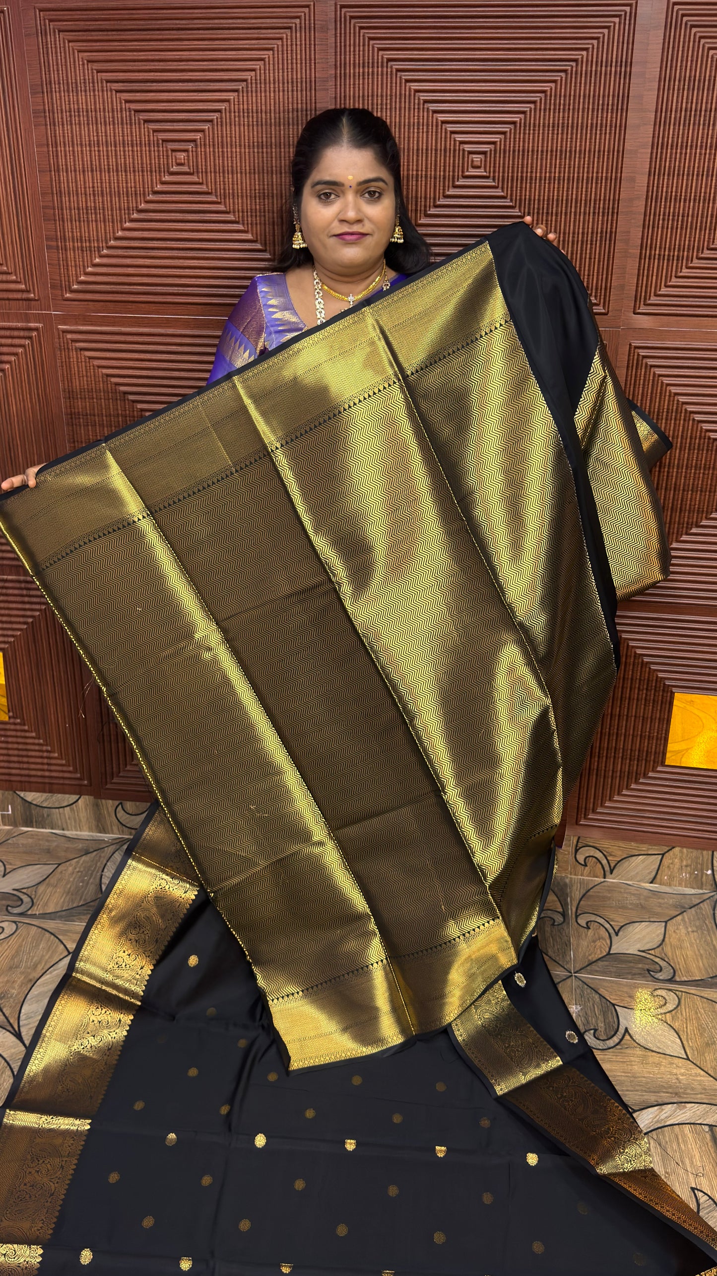 BANARASI SOFT SILK (black )
