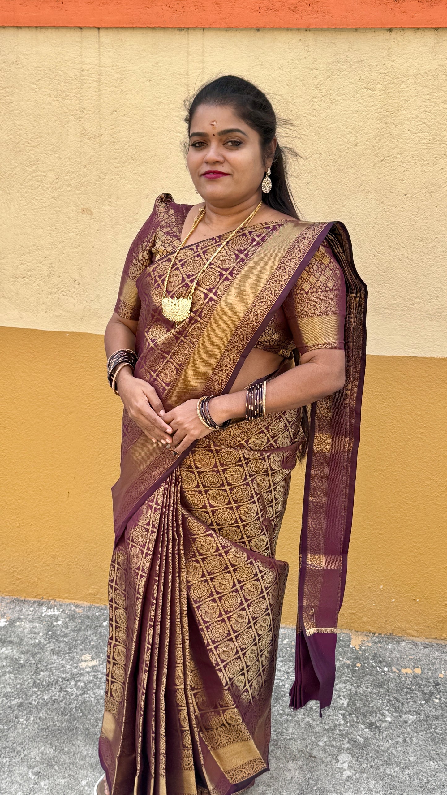 Kattan silk saree (CHECKED MR)